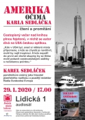 Amerika očima Karla Sedláčka/ čtení a promítání