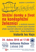 Strážní domky a život na koněspřežní železnici