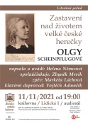 Literární pořad - OLGA SCHEINPFLUGOVÁ