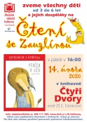Čtení se Zauzlínou / knížka Ptáček a lev