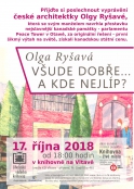OLGA RYŠAVÁ - setkání s architektkou