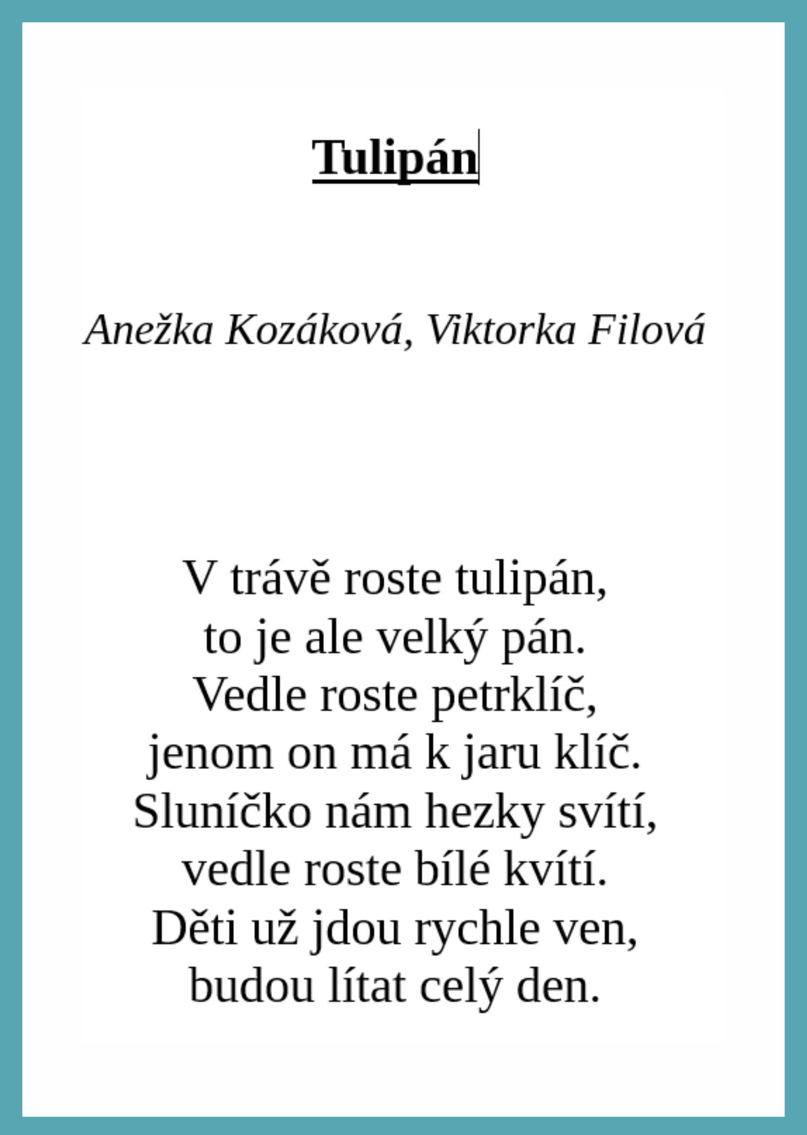 Střední školní věk