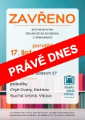 Upozornění/ 17.11. knihovna uzavřena