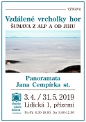 Vzdálené vrcholky hor