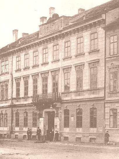 1885 - První sídlo knihovny v Besedě