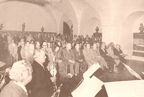 1980 - Vernisáž stálé výstavy Písemnictví v jižních Čechách